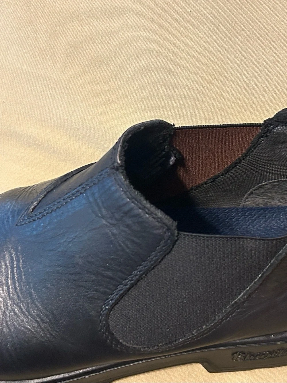 Blundstone Men’s Black Leather Chelsea Boots Size US 12 Water resistant leather